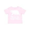 thumbnail image 1 of Inktastic Missoula, Montana White Bear Silhouette Boys or Girls Toddler T-Shirt, 1 of 5