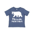 thumbnail image 1 of Inktastic Missoula, Montana White Bear Silhouette Boys or Girls Toddler T-Shirt, 1 of 5