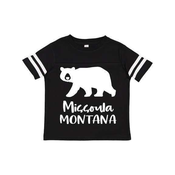 Inktastic Missoula, Montana White Bear Silhouette Boys or Girls Toddler T-Shirt