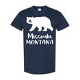 thumbnail image 1 of Inktastic Missoula, Montana White Bear Silhouette T-Shirt, 1 of 5