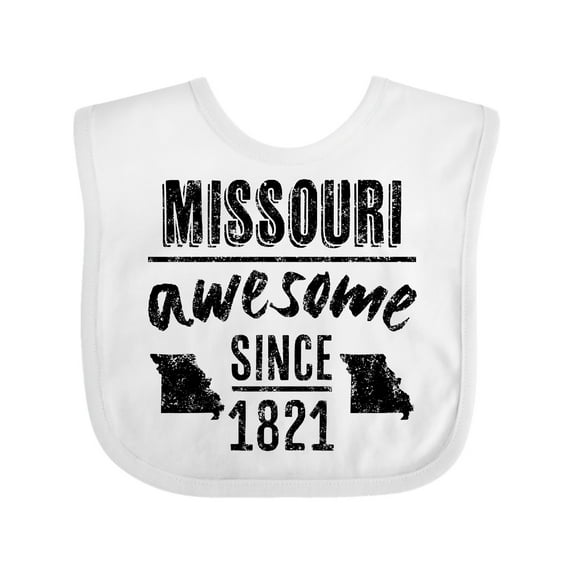 Inktastic Missouri Awesome Since 1821 Boys or Girls Baby Bib