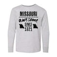 thumbnail image 1 of Inktastic Missouri Awesome Since 1821 Long Sleeve Youth T-Shirt, 1 of 5