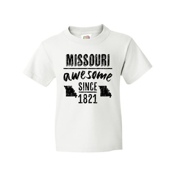 Inktastic Missouri Awesome Since 1821 Youth T-Shirt