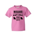 thumbnail image 1 of Inktastic Missouri Awesome Since 1821 Youth T-Shirt, 1 of 5