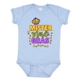 thumbnail image 1 of Inktastic Mister Mardi Gras with Crown and Dots Boys Baby Bodysuit, 1 of 5