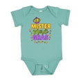 thumbnail image 1 of Inktastic Mister Mardi Gras with Crown and Dots Boys Baby Bodysuit, 1 of 5