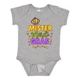 thumbnail image 1 of Inktastic Mister Mardi Gras with Crown and Dots Boys Baby Bodysuit, 1 of 5