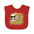 thumbnail image 1 of Inktastic Mom You Put My Cape on Backwards&reg; Boys or Girls Baby Bib, 1 of 4