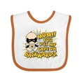 thumbnail image 1 of Inktastic Mom You Put My Cape on Backwards&reg; Boys or Girls Baby Bib, 1 of 4