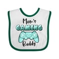 thumbnail image 1 of Inktastic Mom's Gaming Buddy Aqua Controller Boys or Girls Baby Bib, 1 of 4
