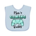 thumbnail image 1 of Inktastic Mom's Gaming Buddy Aqua Controller Boys or Girls Baby Bib, 1 of 4