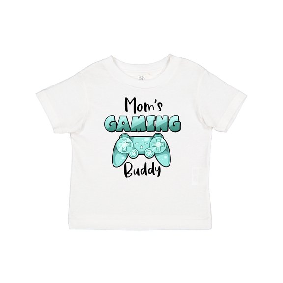 Inktastic Mom's Gaming Buddy Aqua Controller Boys or Girls Baby T-Shirt