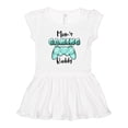 thumbnail image 1 of Inktastic Mom's Gaming Buddy- Aqua Controller Girls Toddler Dress, 1 of 5