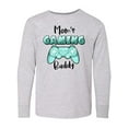 thumbnail image 1 of Inktastic Mom's Gaming Buddy- Aqua Controller Long Sleeve Youth T-Shirt, 1 of 5