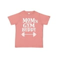 thumbnail image 1 of Inktastic Mom's Gym Buddy Fitness Workout Boys or Girls Toddler T-Shirt, 1 of 5