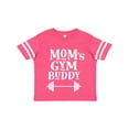 thumbnail image 1 of Inktastic Mom's Gym Buddy Fitness Workout Boys or Girls Toddler T-Shirt, 1 of 5