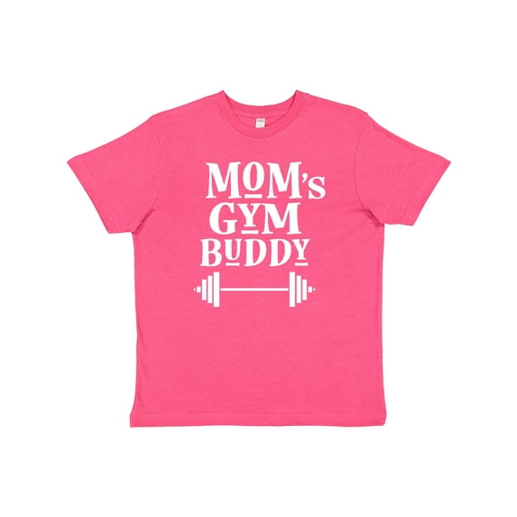 Inktastic Mom's Gym Buddy Fitness Workout Youth T-Shirt