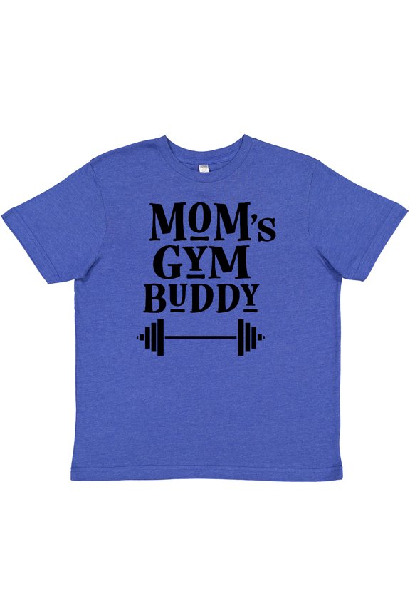 Mom's Gym Buddy Fitness Workout Youth T-Shirt