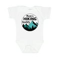 thumbnail image 1 of Inktastic Mom's Hiking Buddy with Mountains and Trees Boys or Girls Baby Bodysuit, 1 of 5