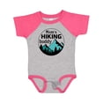 thumbnail image 1 of Inktastic Mom's Hiking Buddy with Mountains and Trees Boys or Girls Baby Bodysuit, 1 of 5