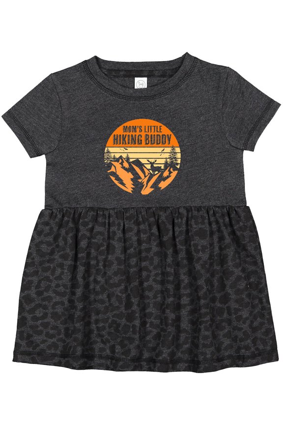 Mom's Little Hiking Buddy Girls Baby Dress