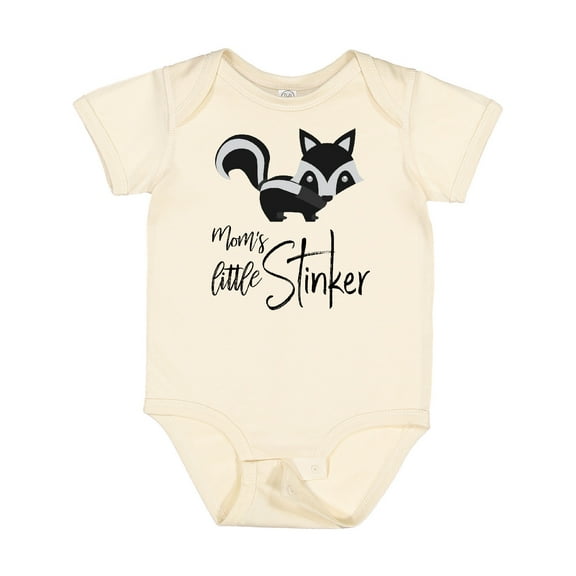 Inktastic Mom's Little Stinker Boys or Girls Baby Bodysuit