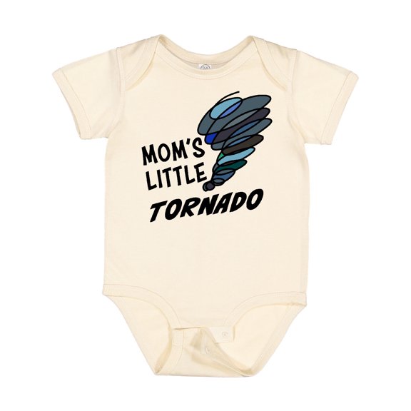 Inktastic Mom's Little Tornado Boys or Girls Baby Bodysuit