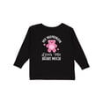 thumbnail image 1 of Inktastic MomMom Loves Me Girls Bear Girls Long Sleeve Toddler T-Shirt, 1 of 5