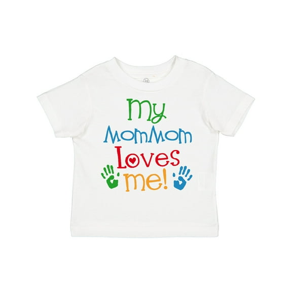 Inktastic MomMom Loves me Childs Boys or Girls Toddler T-Shirt