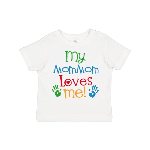 Inktastic MomMom Loves me Childs Boys or Girls Toddler T-Shirt