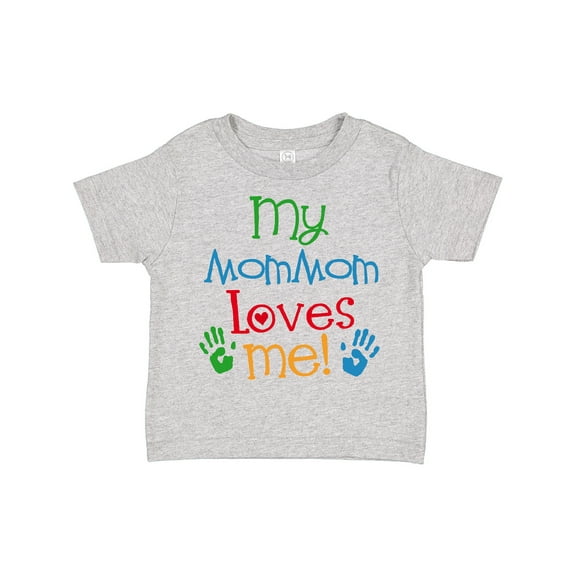 Inktastic MomMom Loves me Childs Boys or Girls Toddler T-Shirt