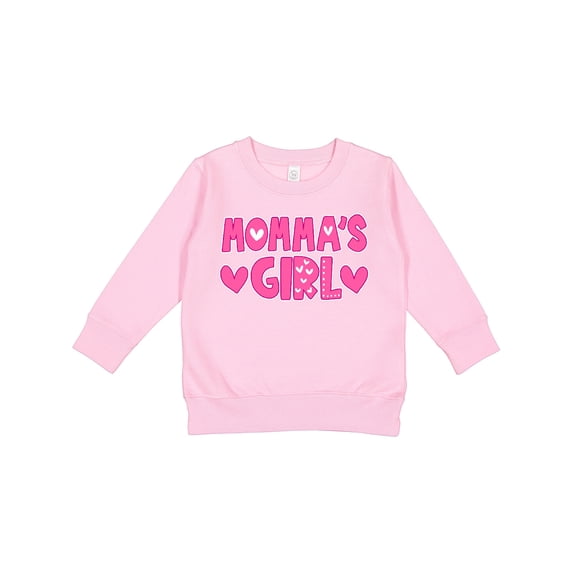 Inktastic Momma's Girl Toddler Sweatshirt