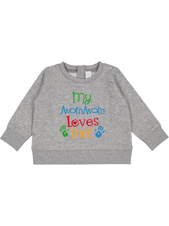 Mommom Loves Me Childs Baby Sweatshirt