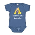 thumbnail image 1 of Inktastic Mommom Loves Me Childs Giraffe Boys or Girls Baby Bodysuit, 1 of 5