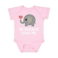 thumbnail image 1 of Inktastic Mommom Loves Me Grandchild Boys or Girls Baby Bodysuit, 1 of 5