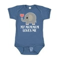 thumbnail image 1 of Inktastic Mommom Loves Me Grandchild Boys or Girls Baby Bodysuit, 1 of 5