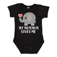 thumbnail image 1 of Inktastic Mommom Loves Me Grandchild Boys or Girls Baby Bodysuit, 1 of 5
