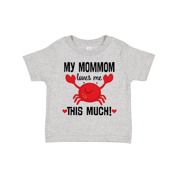 Inktastic Mommom Loves Me Grandson Boys or Girls Toddler T-Shirt