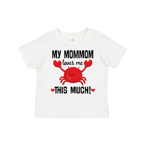 Inktastic Mommom Loves Me Grandson Boys or Girls Toddler T-Shirt