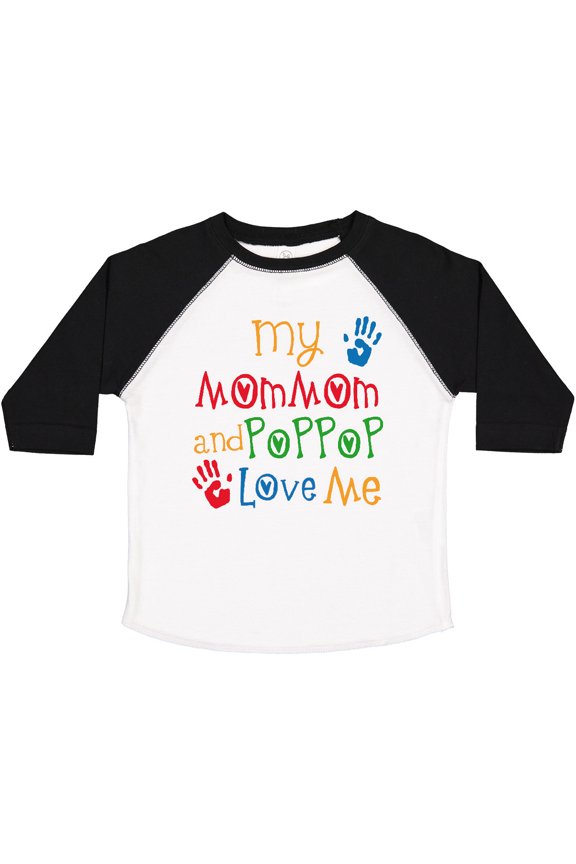 Mommom and Poppop Love Me Boys or Girls Toddler T-Shirt