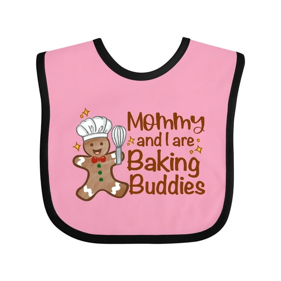 Inktastic Mommy And I Are Baking Buddies Boys or Girls Baby Bib