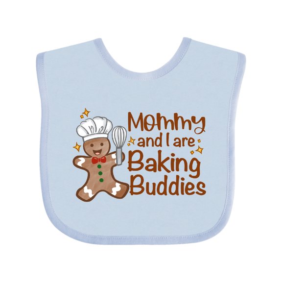 Inktastic Mommy And I Are Baking Buddies Boys or Girls Baby Bib