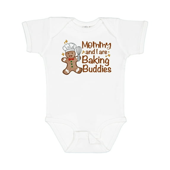 Inktastic Mommy and I Are Baking Buddies Boys or Girls Baby Bodysuit