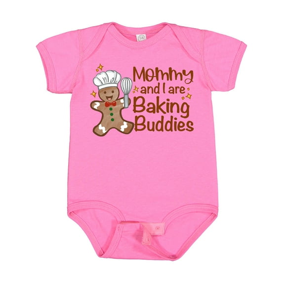 Inktastic Mommy and I Are Baking Buddies Boys or Girls Baby Bodysuit