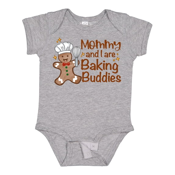 Inktastic Mommy and I Are Baking Buddies Boys or Girls Baby Bodysuit