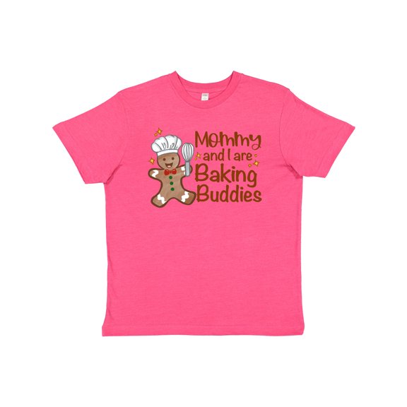 Inktastic Mommy And I Are Baking Buddies Youth T-Shirt