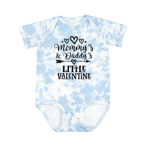 Inktastic Mommy Daddy Little Valentine Boys or Girls Baby Bodysuit
