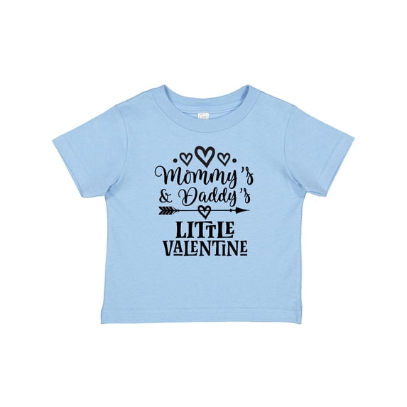 Inktastic Mommy Daddy Little Valentine Boys or Girls Baby T-Shirt