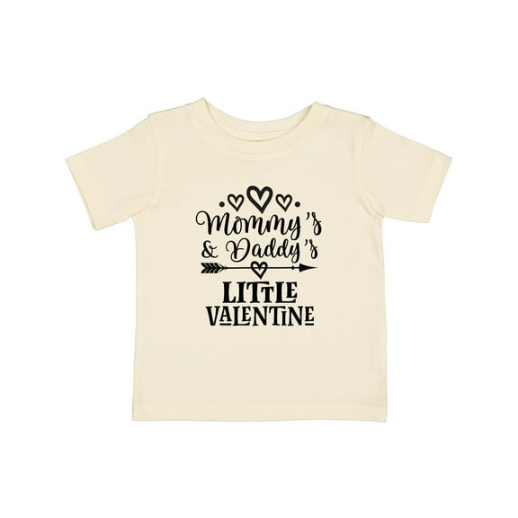 Inktastic Mommy Daddy Little Valentine Boys or Girls Baby T-Shirt
