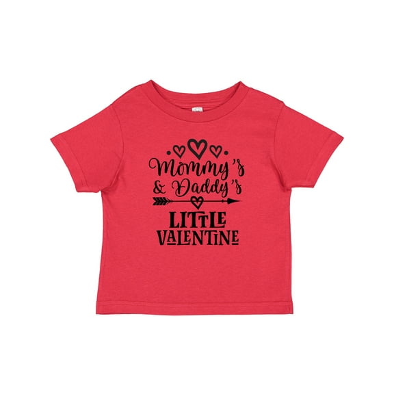 Inktastic Mommy Daddy Little Valentine Boys or Girls Baby T-Shirt